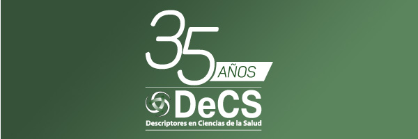 logo DeCS 35 años